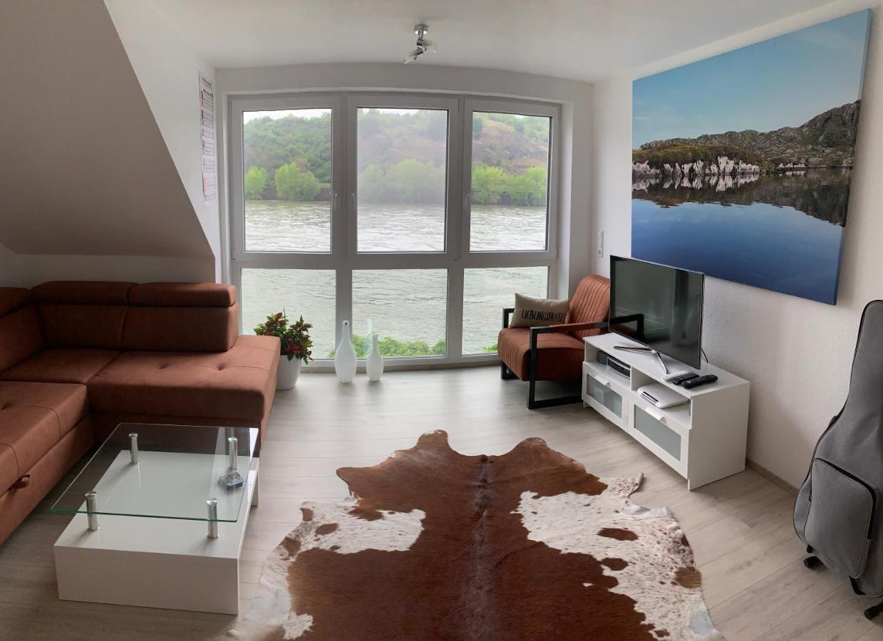 Grosse Wohnung Mit Rheinblick 博帕德 外观 照片